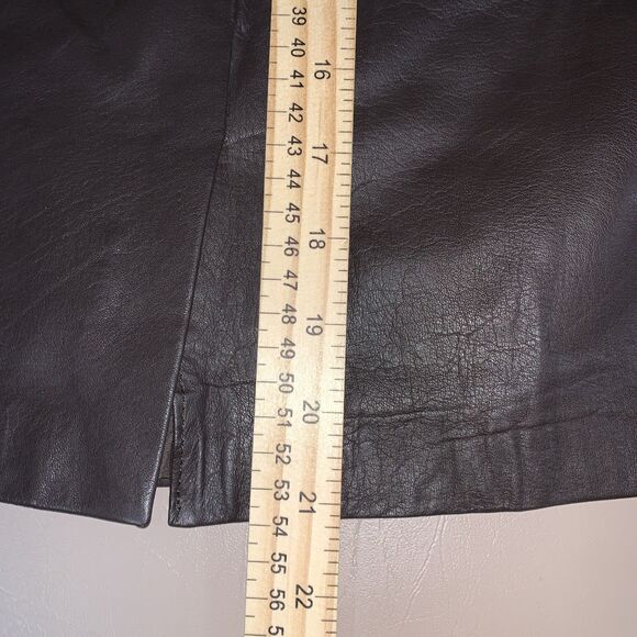 Contrasts Women’s Leather Skirt Size 13 Brown - Picture 5 of 5